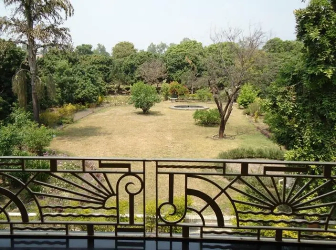 Outside