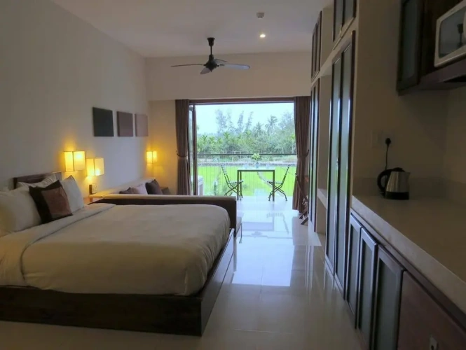 Deluxe Double Studio with balcony and with pool view