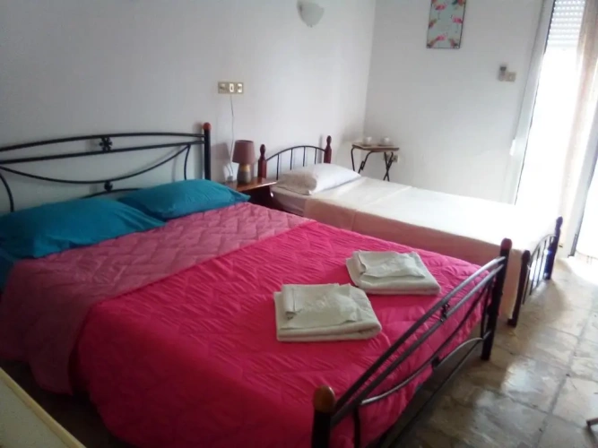 Standard Twin room with balcony and with city view