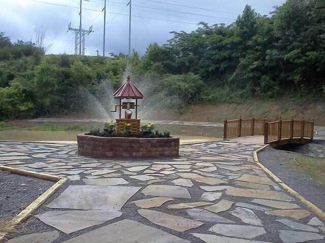 Outside