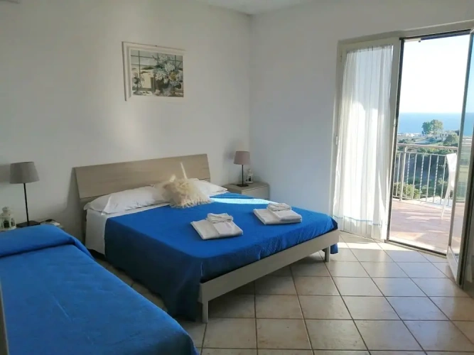 Standard Double room with balcony and with view
