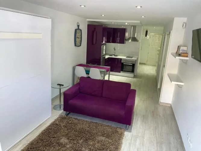 Club Villa Mar- First line modern spacious studio