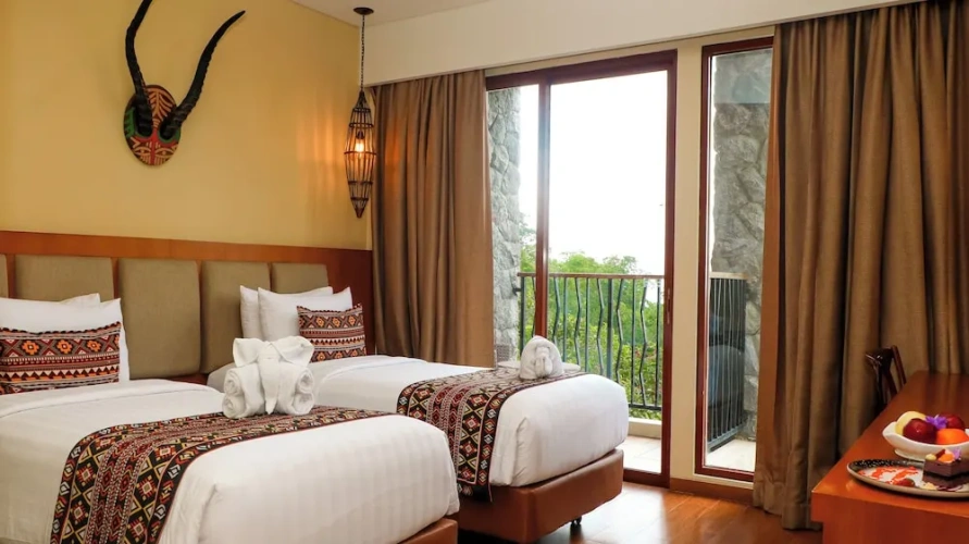 Deluxe Twin room with hill view