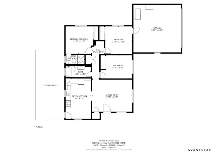 3 Bedrooms Cottage