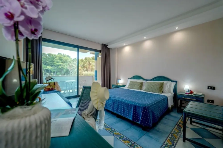 Room with balcony