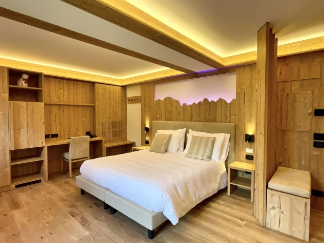 Deluxe Double room with balcony and with mountain view