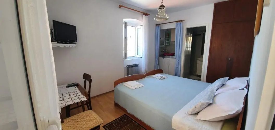 1. A studio apartment with a view