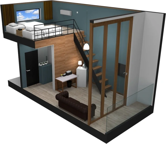 Deluxe Twin Family room