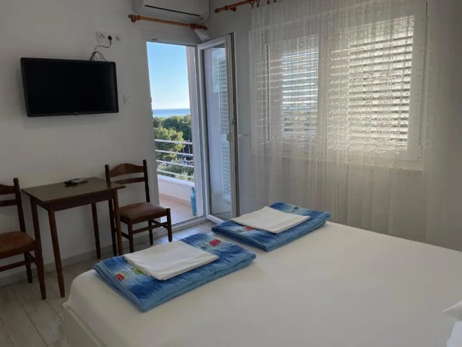 Studio with balcony