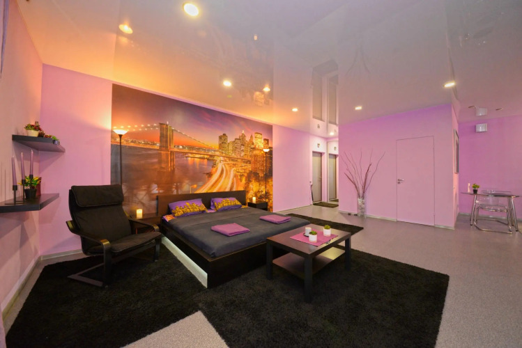 Фотография номера квартиры Апартаменты для Романтического Отдыха с Панорамными Окнами