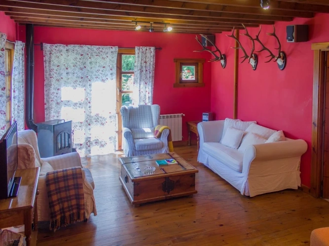 Cottage with balcony