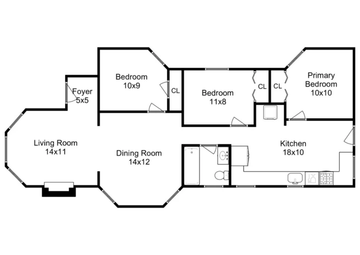 3 Bedrooms Standard room
