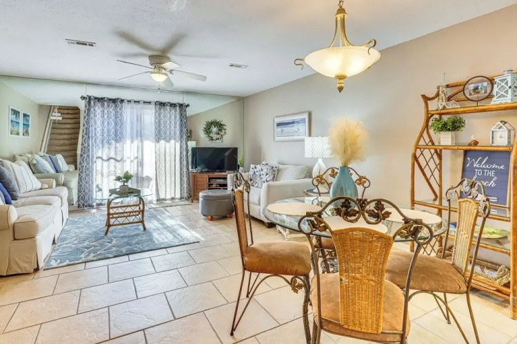 Walk to Beach: PCB Gem w/ Community Pool Access!