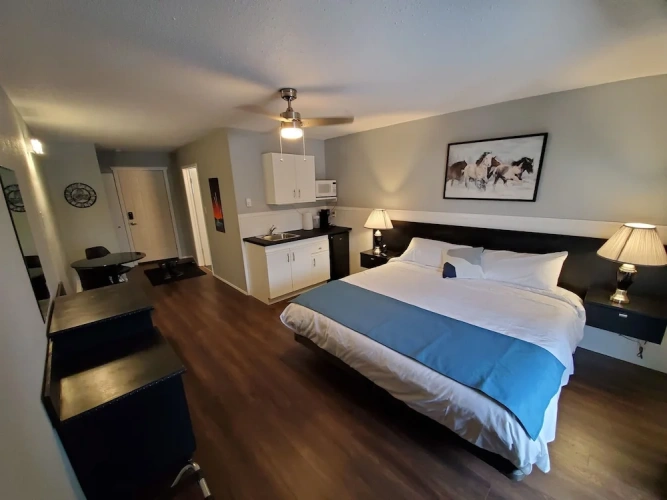Deluxe Double Studio with balcony and with mountain view