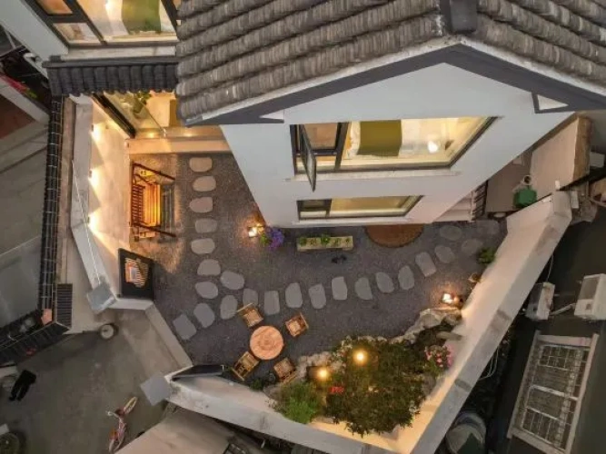 Outside