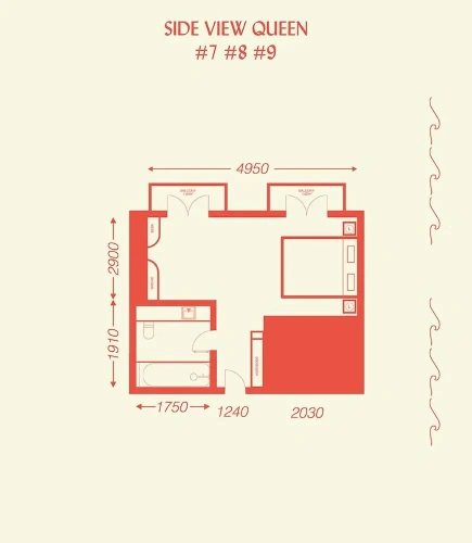 Double Suite with partial view