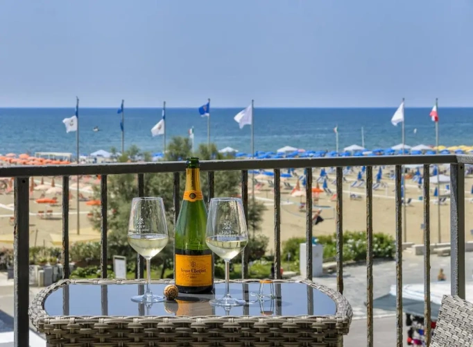 Standard Double room with balcony and with sea view