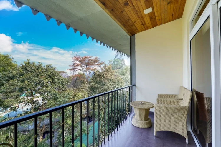 Deluxe room with balcony and with mountain view