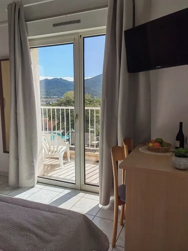 Comfort Double room with balcony and with mountain view