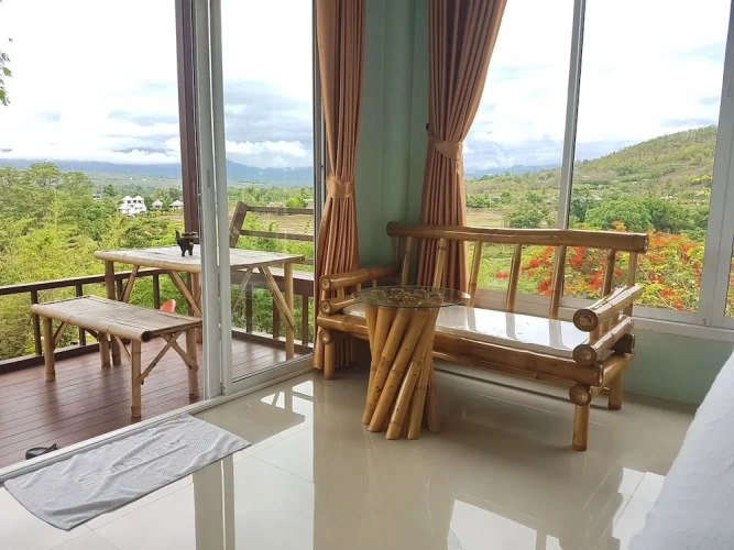Standard Double room with balcony and with view