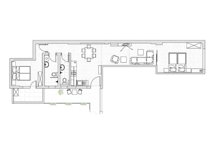 2 Bedrooms Apartment