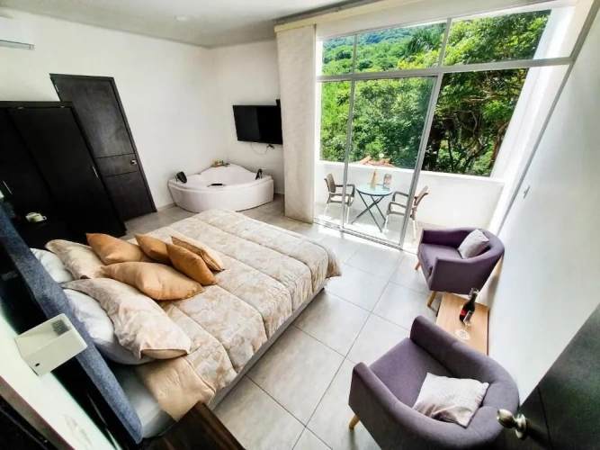 Standard Double room with balcony and with view