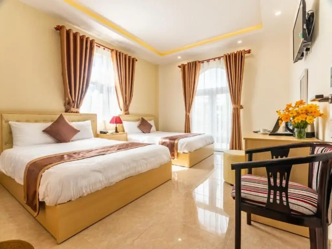Standard Quadruple room with balcony