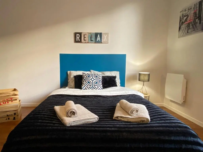 Appartement chic, 3 chambres, hyper centre-ville, parking payant