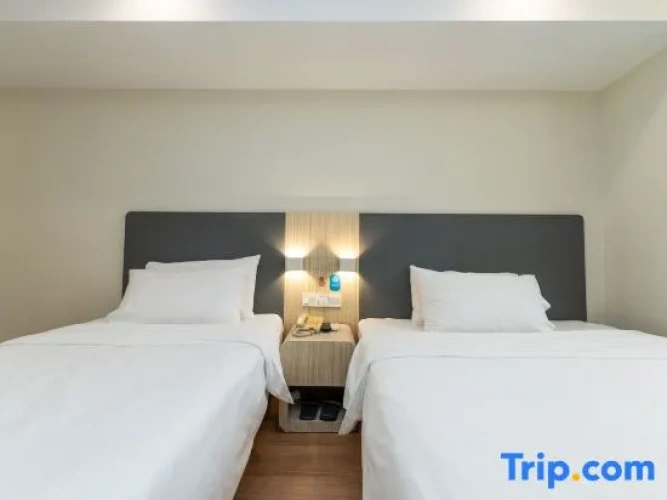 Standard Twin room with street view