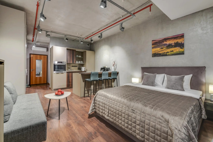 Фотография номера квартиры Business Apartments (Бизнесс Апартменс) на бульваре Ходынский 2