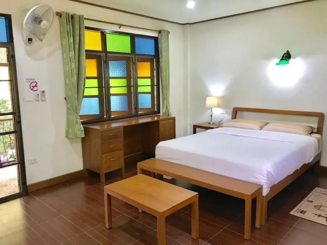 Standard Double room with balcony and with garden view