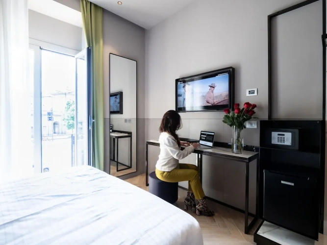 Single room with balcony