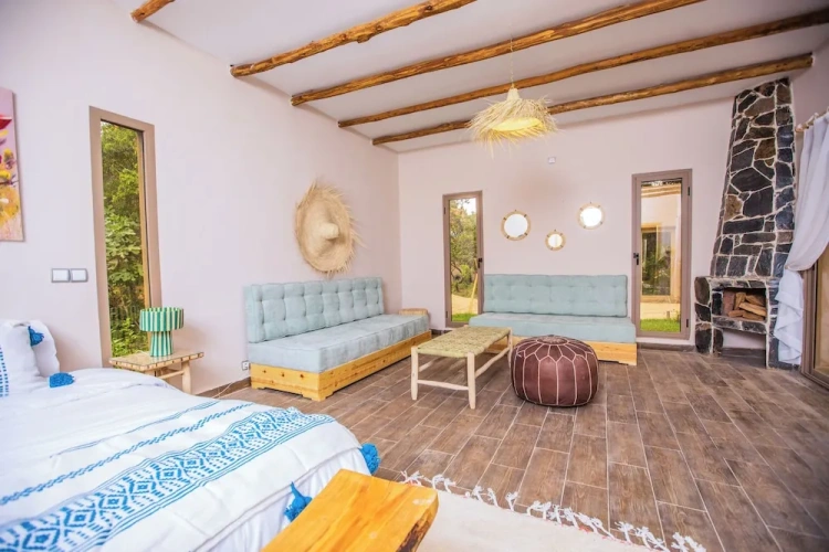 Standard Double Family room with balcony and with mountain view