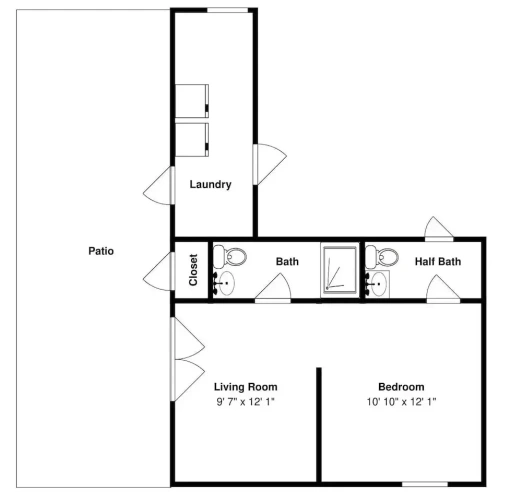 4 Bedrooms Cottage with balcony