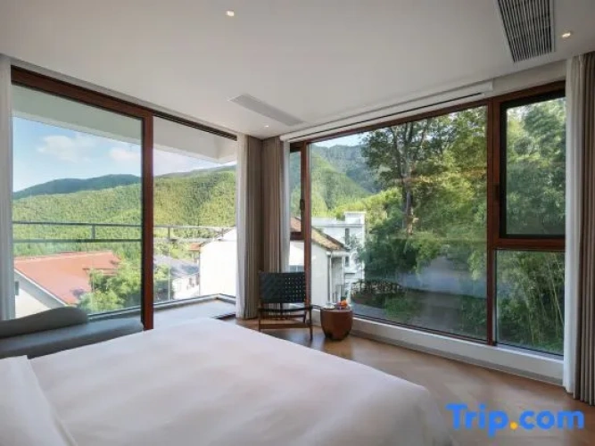 Luxury Double room with balcony and with mountain view