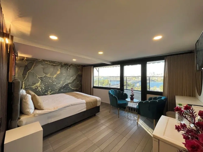 Standard Double room with balcony and with sea view