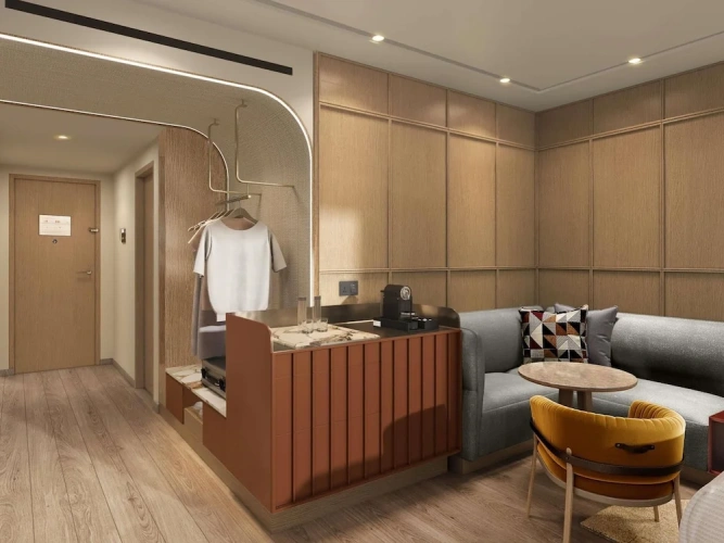 Deluxe Double room with city view