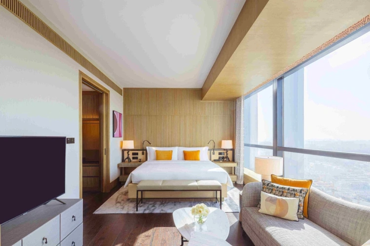 Deluxe Double room with city view