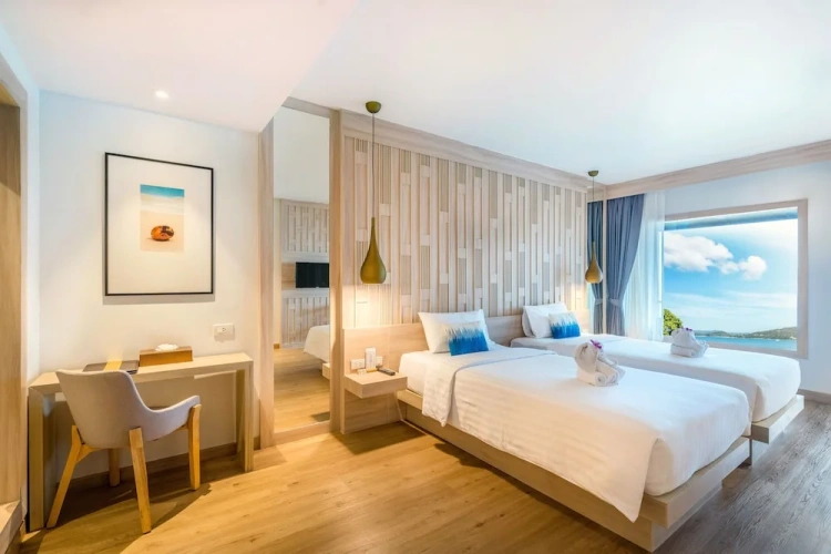 Deluxe Twin room with sea view