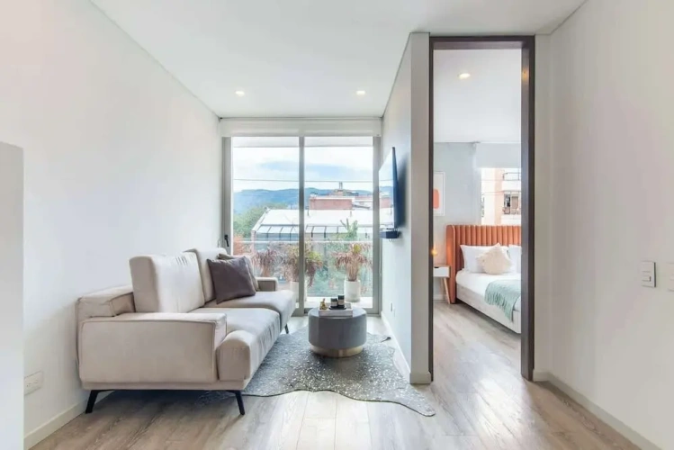 Double Apartment with balcony and with city view
