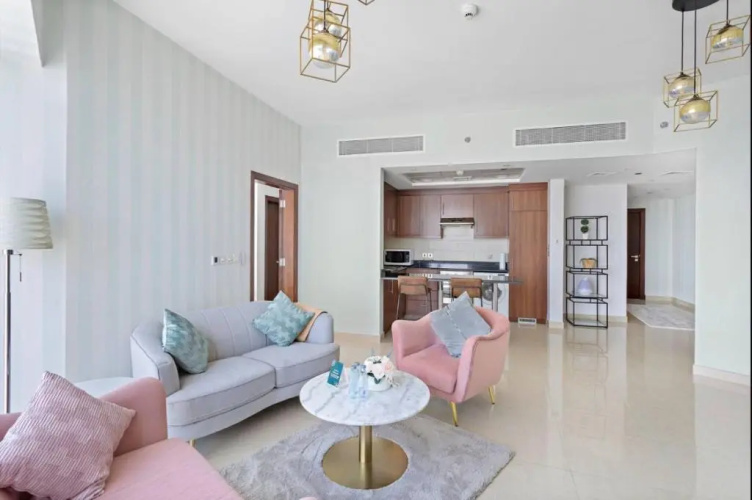 Elegant high-rise 1-Bdrm apartment w/ smart access