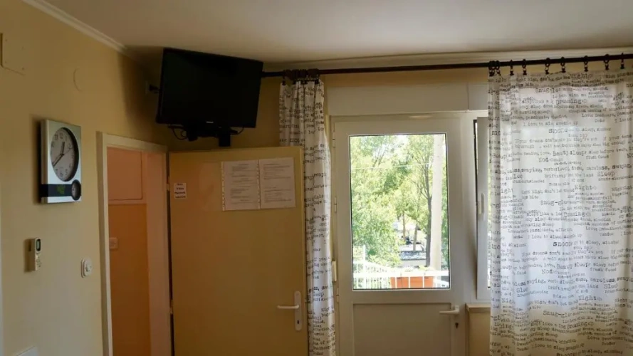 Studio with balcony