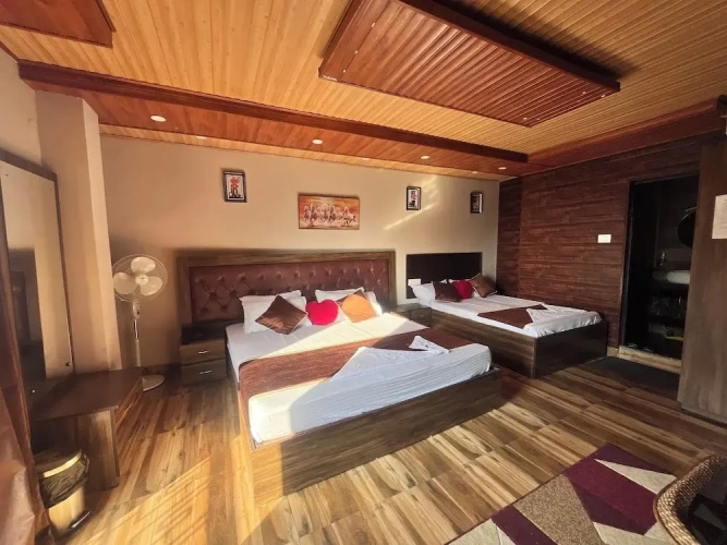 Deluxe Double room with balcony and with mountain view