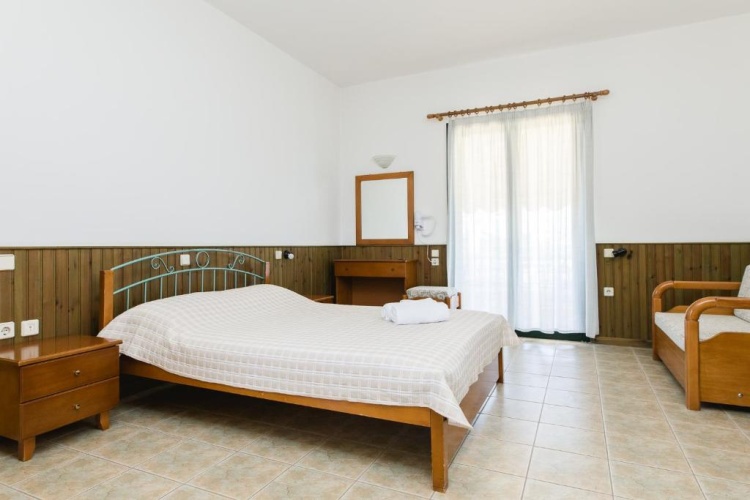 Standard Quadruple room with balcony and with view