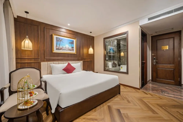 Deluxe Double room with balcony and with city view