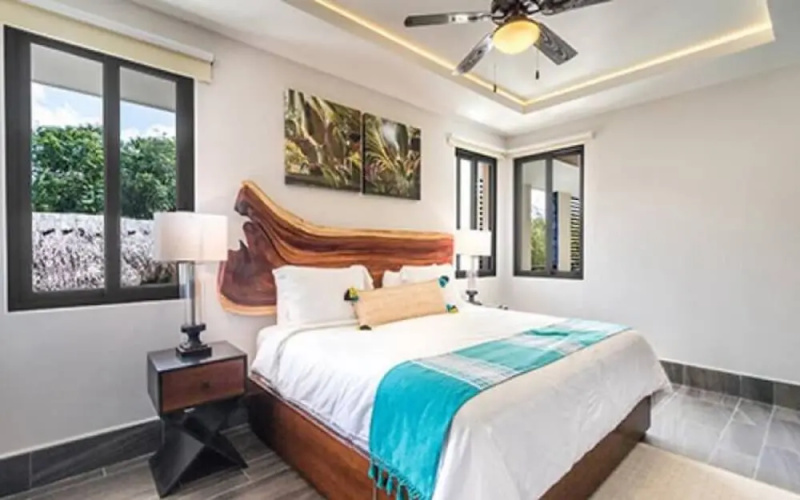 Bright full furnished 2 bedrooms