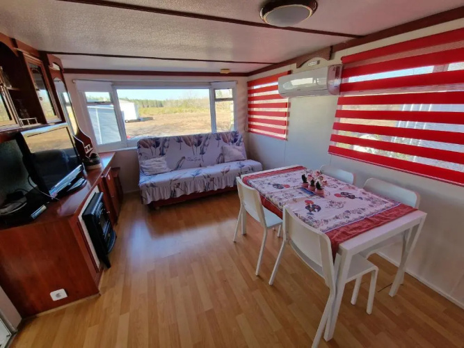 Mobilhomme dans camping