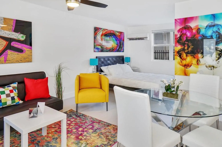 Colorful Studio in Wynwood by Sonder