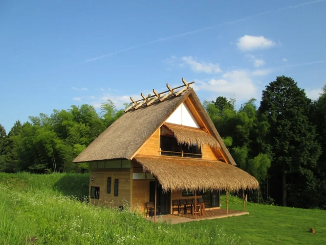 Cottage with balcony
