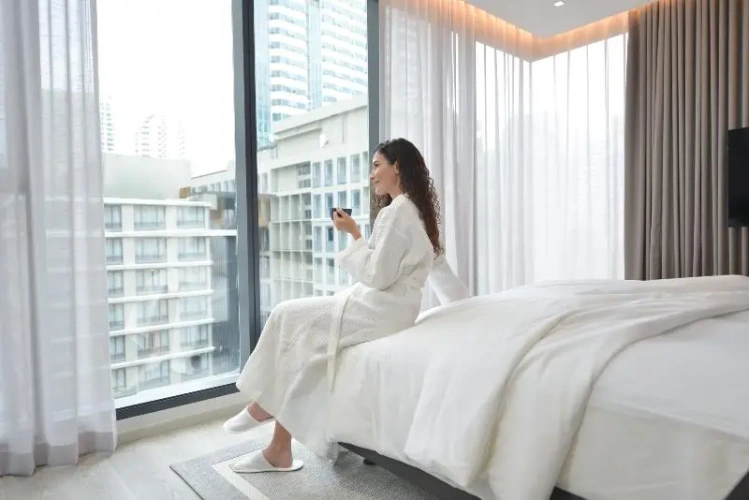 Deluxe Double room with city view